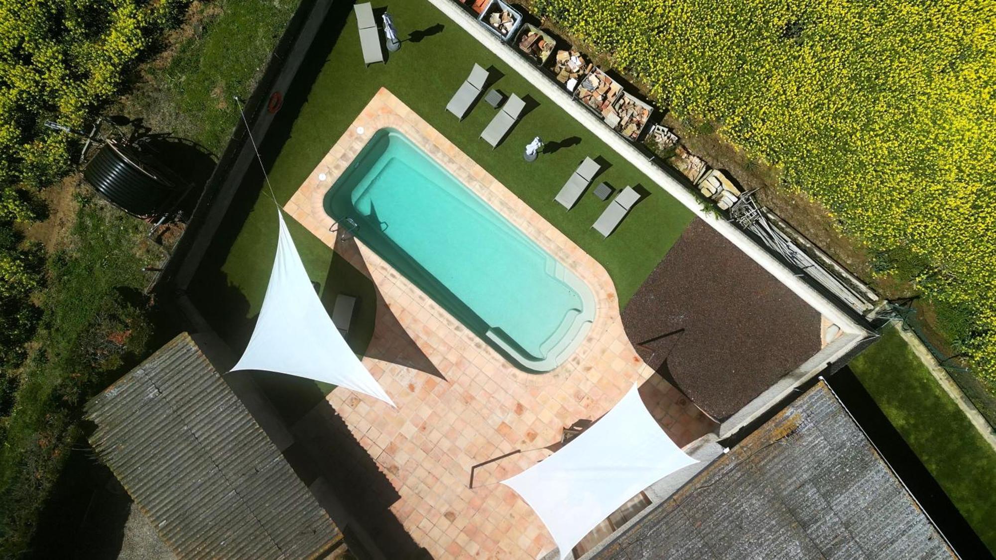 Mas Pla Bed & Breakfast Riudellots de la Selva Luaran gambar