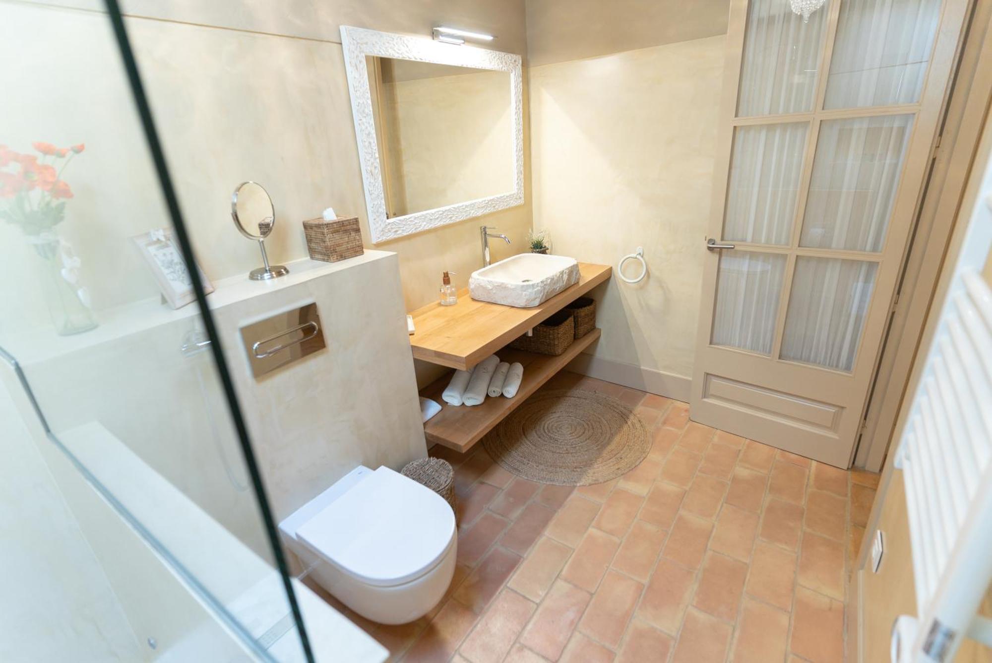 Mas Pla Bed & Breakfast Riudellots de la Selva Luaran gambar